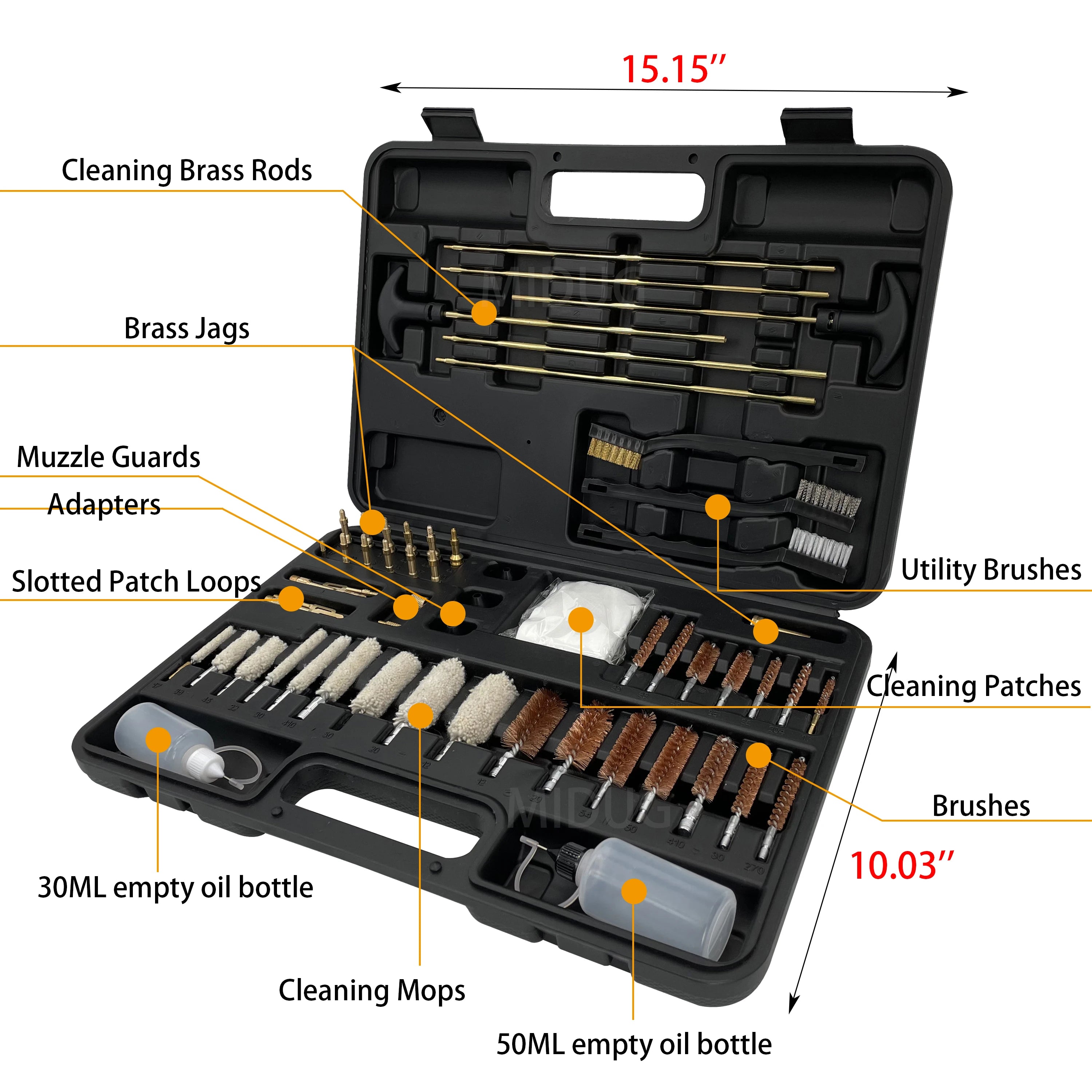 All New Item ! Universal Gun Cleaning Kit Professional Cleaning Tactical Rifle or Pistol