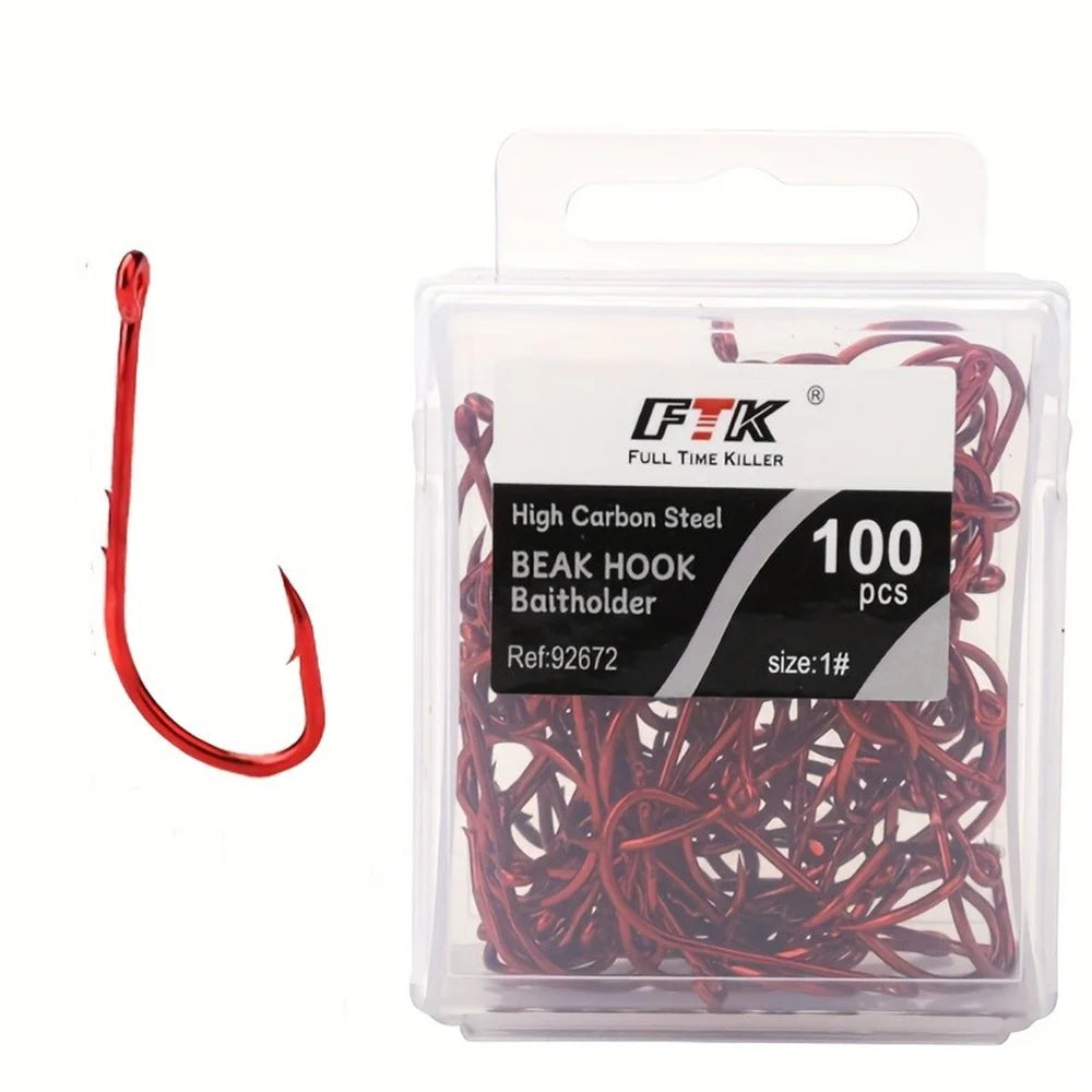 Size 4  Live BaitHolder Carp Fishing /Jig Worm Hooks Tackle