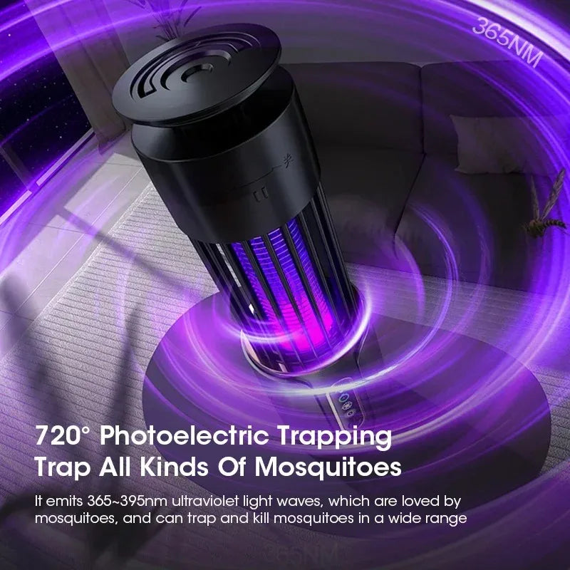Our Choice !! Mosquito Killer Lamp 2-in-1 Anti-Mosquito  Zapper Rechargeable