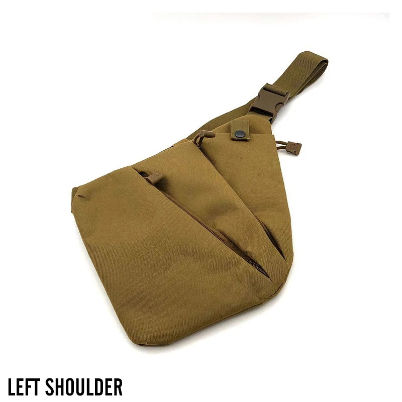 Multifunctional Concealed Tactical Storage Gun Bag Holster Men's Left /Right Nylon Shoulder Holster