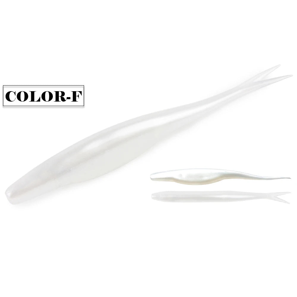 Spinpoler TPR Soft Bait Floating 12cm Jerk Minnow Fishing Shad Super Soft Flexible For Zander Pike Perch Bass Sea Fish Pesca