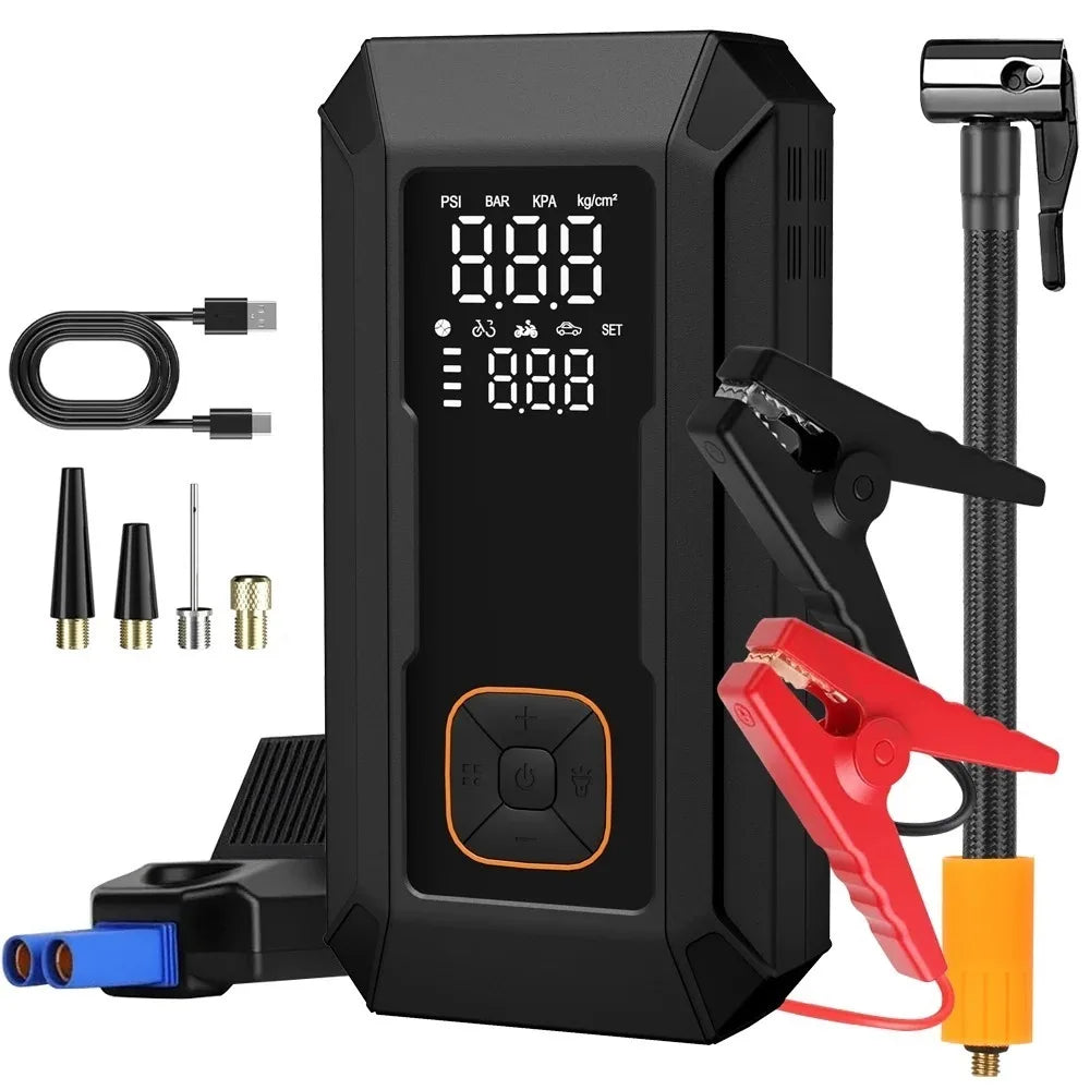 TIMBERLINESPORTINGCO CHOICE ! Battery Jump with Air Pump 4000A Jump Starter &150PSI Air Compressor,